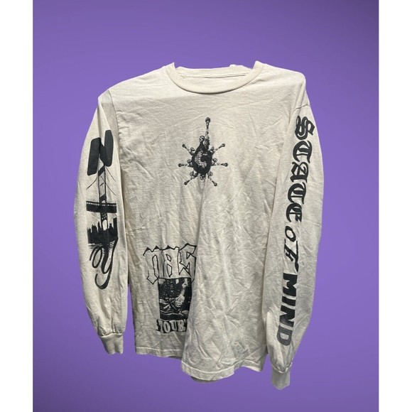 Nas NY State of Mind Tour 2022 Long Sleeve Shirt Men’s Size Small Official Merch - Picture 1 of 5